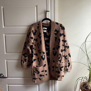 Abercrombie & Fitch Tan and Black Cardigan